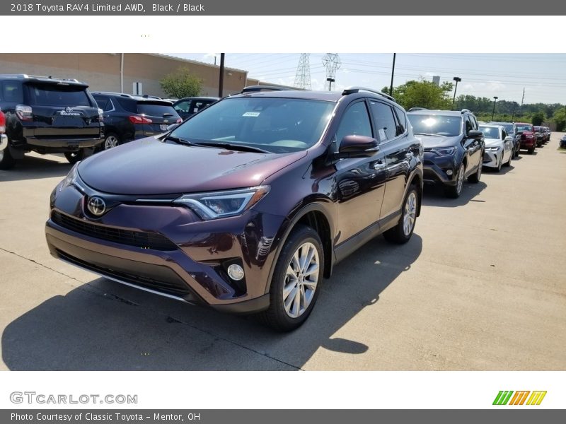 Black / Black 2018 Toyota RAV4 Limited AWD