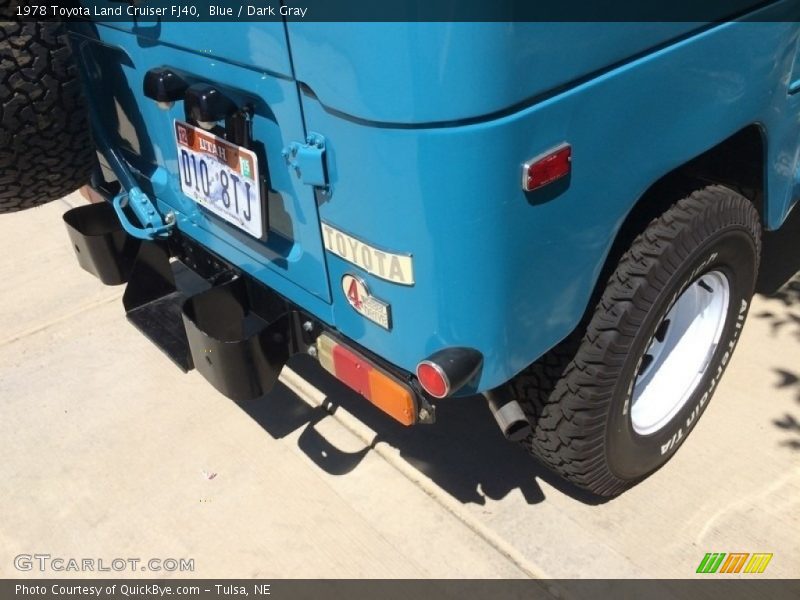 Blue / Dark Gray 1978 Toyota Land Cruiser FJ40