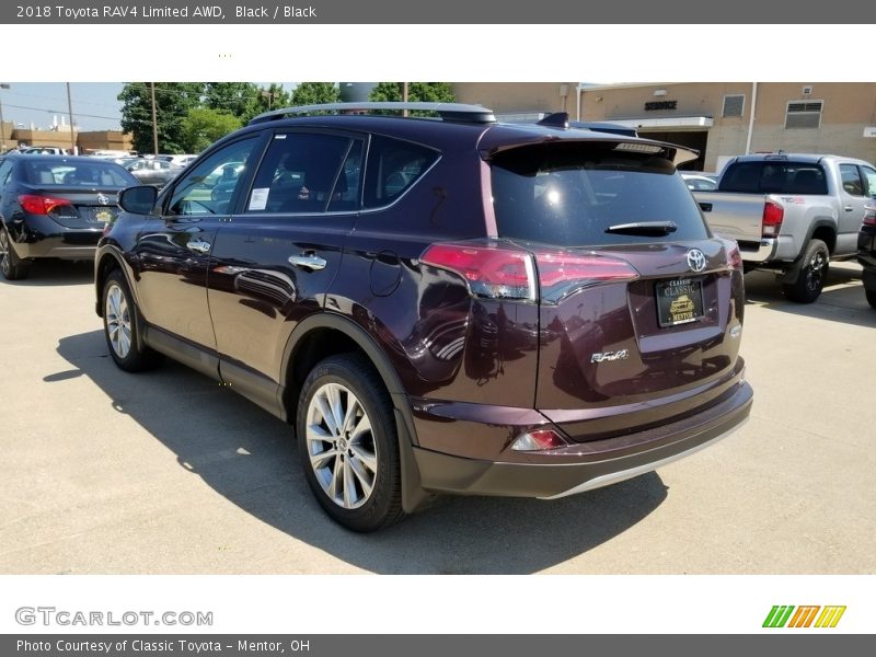 Black / Black 2018 Toyota RAV4 Limited AWD