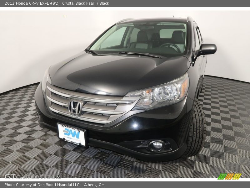 Crystal Black Pearl / Black 2012 Honda CR-V EX-L 4WD