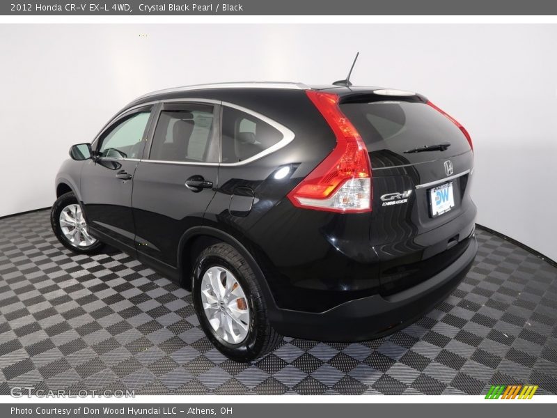 Crystal Black Pearl / Black 2012 Honda CR-V EX-L 4WD