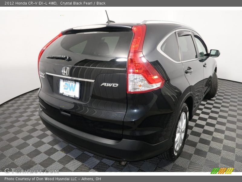 Crystal Black Pearl / Black 2012 Honda CR-V EX-L 4WD