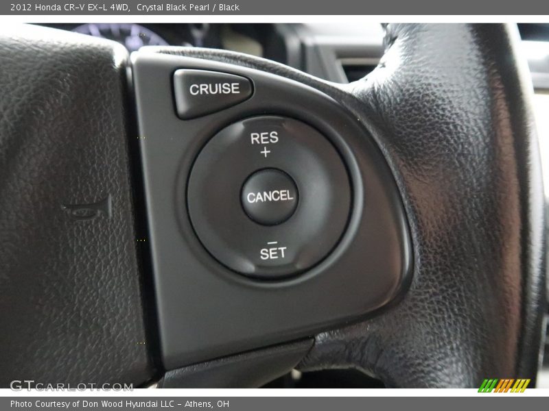 Crystal Black Pearl / Black 2012 Honda CR-V EX-L 4WD