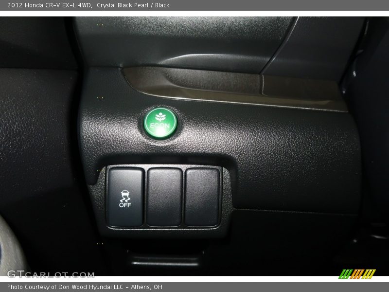 Crystal Black Pearl / Black 2012 Honda CR-V EX-L 4WD