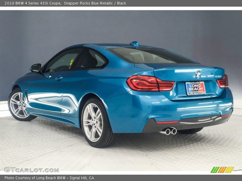 Snapper Rocks Blue Metallic / Black 2019 BMW 4 Series 430i Coupe