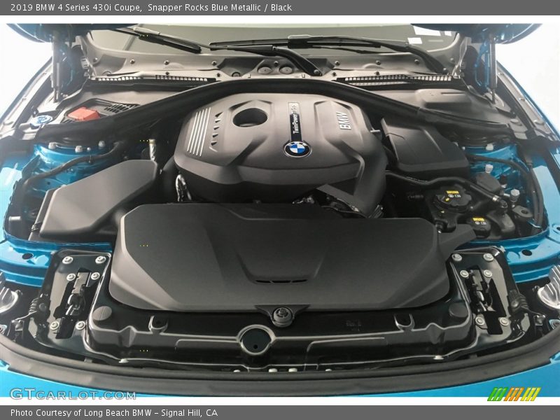 Snapper Rocks Blue Metallic / Black 2019 BMW 4 Series 430i Coupe