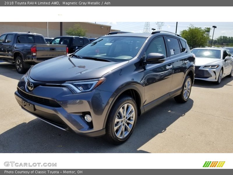 Magnetic Gray Metallic / Ash 2018 Toyota RAV4 Limited AWD