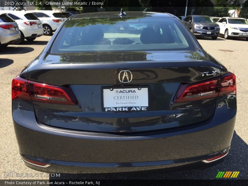 Graphite Luster Metallic / Ebony 2015 Acura TLX 2.4