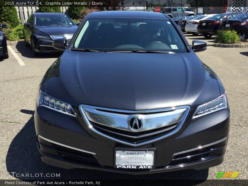 Graphite Luster Metallic / Ebony 2015 Acura TLX 2.4