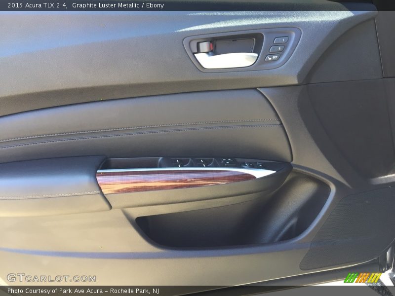 Graphite Luster Metallic / Ebony 2015 Acura TLX 2.4