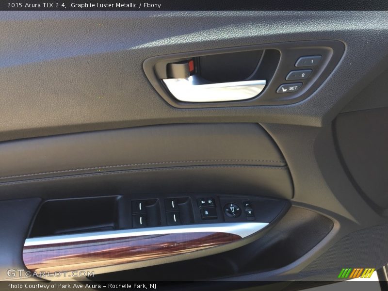 Graphite Luster Metallic / Ebony 2015 Acura TLX 2.4