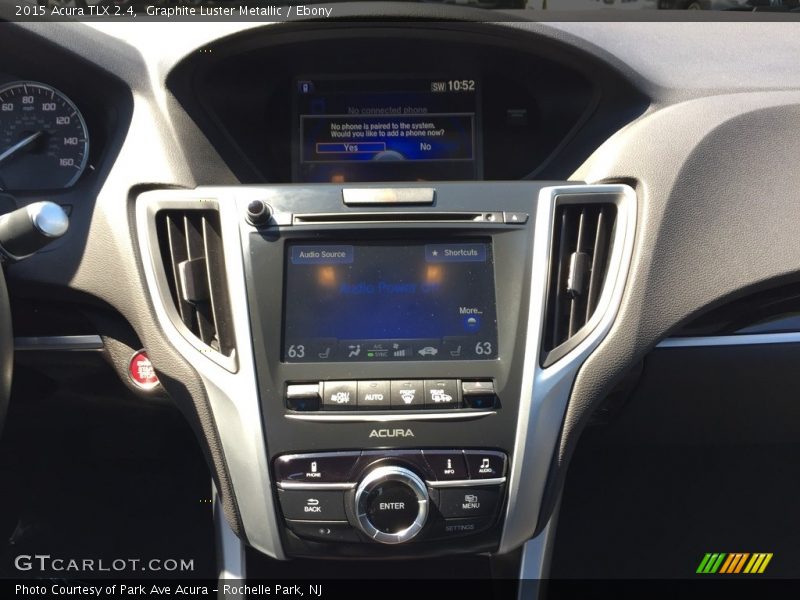 Graphite Luster Metallic / Ebony 2015 Acura TLX 2.4