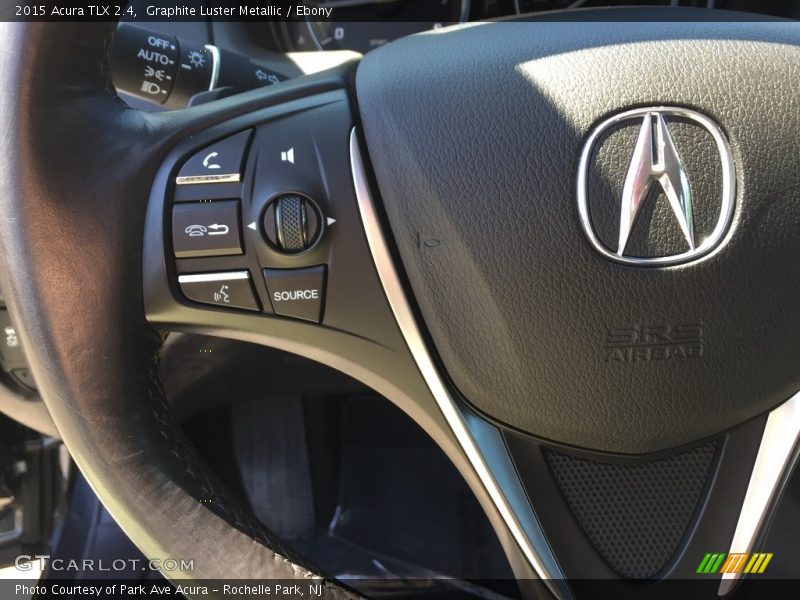 Graphite Luster Metallic / Ebony 2015 Acura TLX 2.4