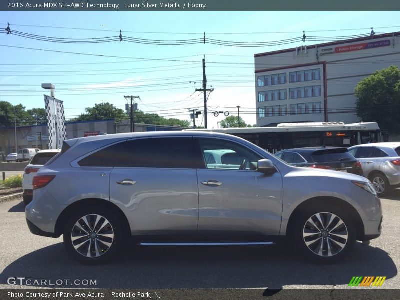 Lunar Silver Metallic / Ebony 2016 Acura MDX SH-AWD Technology