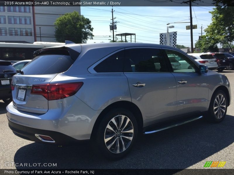 Lunar Silver Metallic / Ebony 2016 Acura MDX SH-AWD Technology