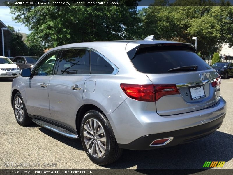 Lunar Silver Metallic / Ebony 2016 Acura MDX SH-AWD Technology