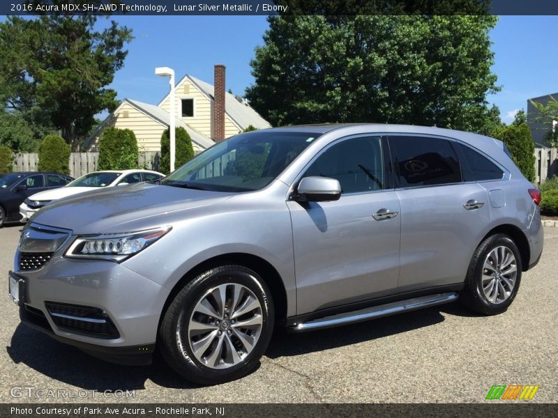 Lunar Silver Metallic / Ebony 2016 Acura MDX SH-AWD Technology