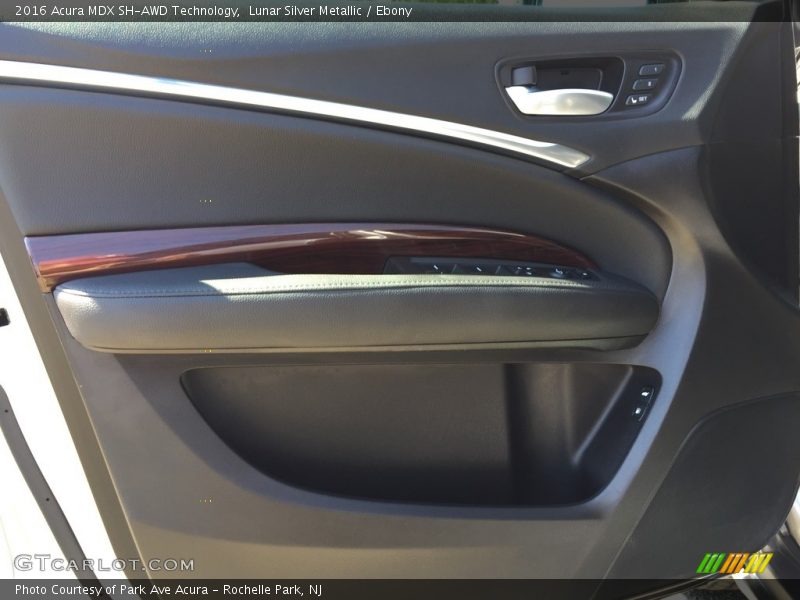 Lunar Silver Metallic / Ebony 2016 Acura MDX SH-AWD Technology