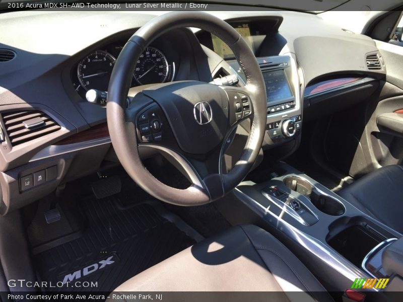 Lunar Silver Metallic / Ebony 2016 Acura MDX SH-AWD Technology