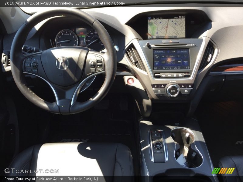 Lunar Silver Metallic / Ebony 2016 Acura MDX SH-AWD Technology