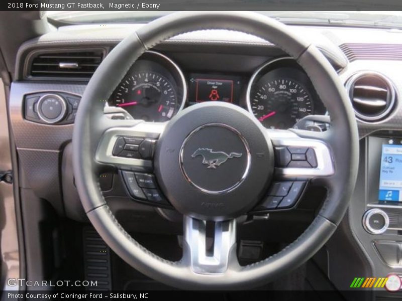 Magnetic / Ebony 2018 Ford Mustang GT Fastback
