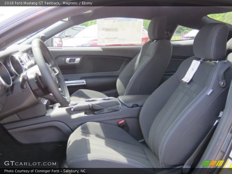 Magnetic / Ebony 2018 Ford Mustang GT Fastback