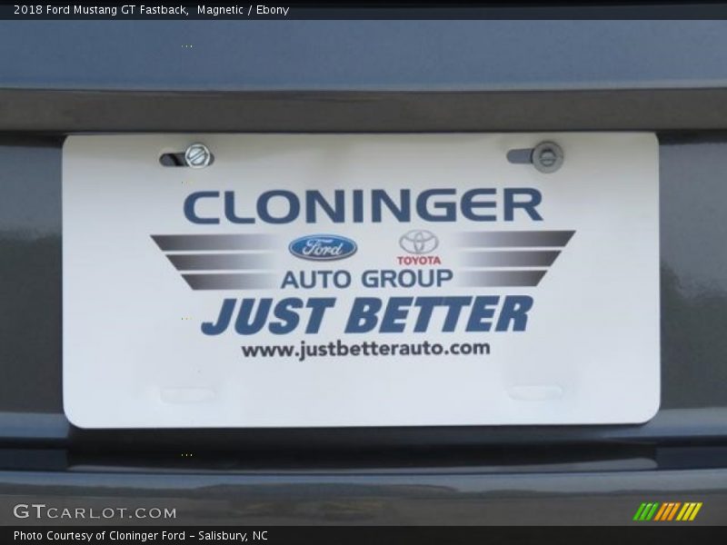 Magnetic / Ebony 2018 Ford Mustang GT Fastback