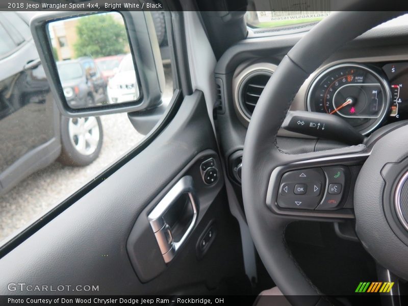 Bright White / Black 2018 Jeep Wrangler Sport 4x4