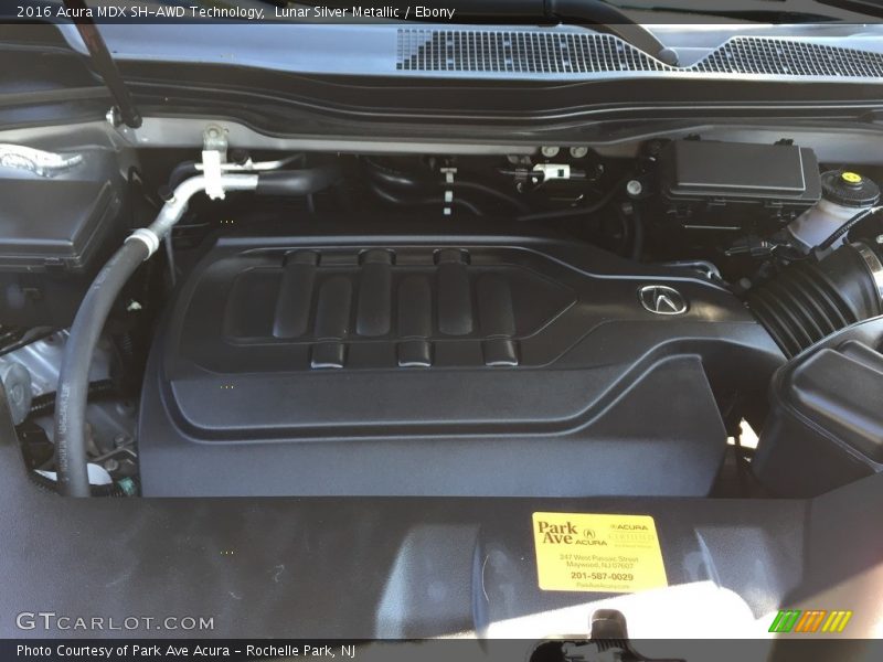 Lunar Silver Metallic / Ebony 2016 Acura MDX SH-AWD Technology