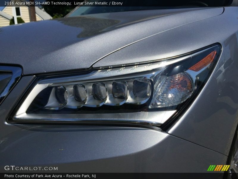 Lunar Silver Metallic / Ebony 2016 Acura MDX SH-AWD Technology