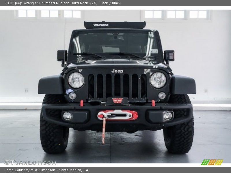 Black / Black 2016 Jeep Wrangler Unlimited Rubicon Hard Rock 4x4
