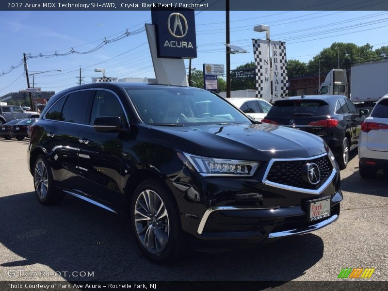 Crystal Black Pearl / Parchment 2017 Acura MDX Technology SH-AWD