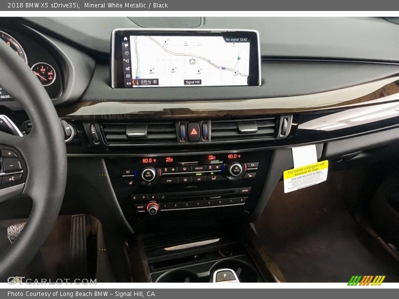 Mineral White Metallic / Black 2018 BMW X5 sDrive35i