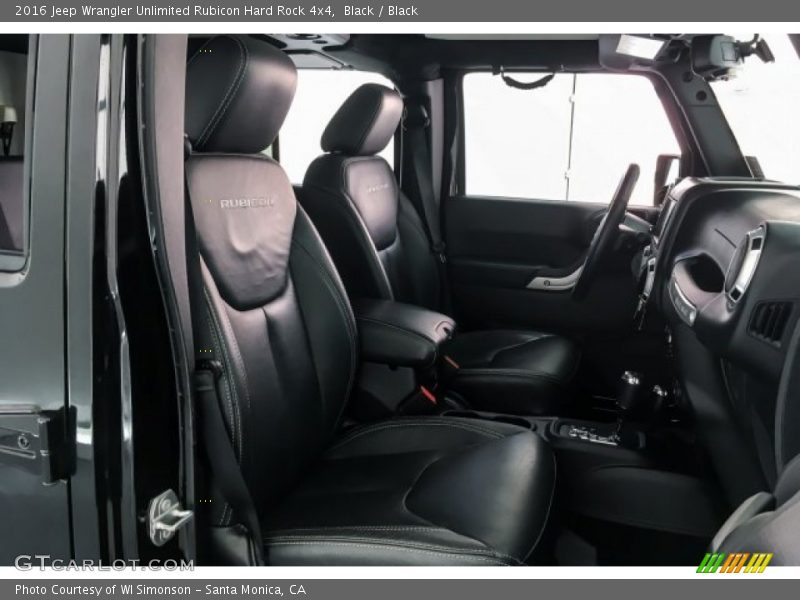Black / Black 2016 Jeep Wrangler Unlimited Rubicon Hard Rock 4x4