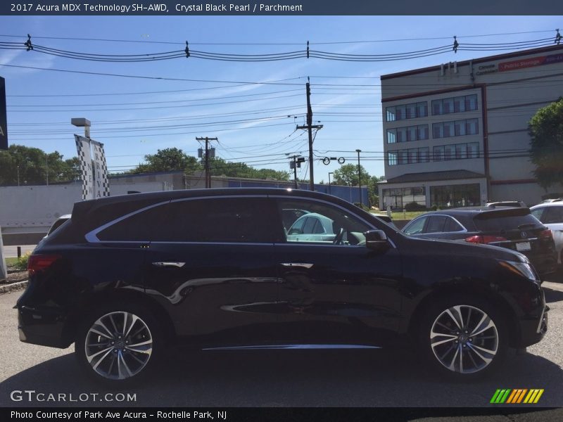 Crystal Black Pearl / Parchment 2017 Acura MDX Technology SH-AWD