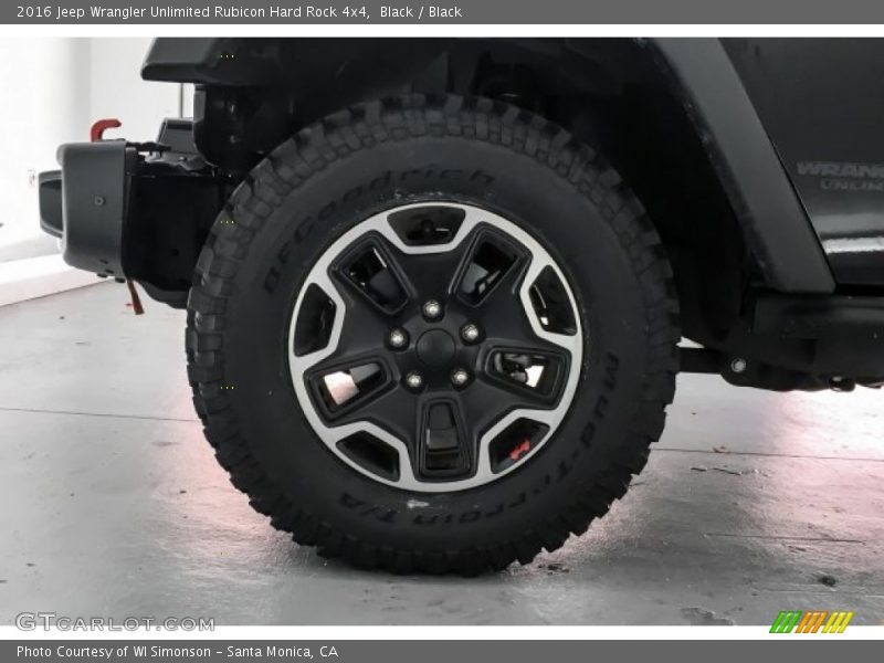 Black / Black 2016 Jeep Wrangler Unlimited Rubicon Hard Rock 4x4