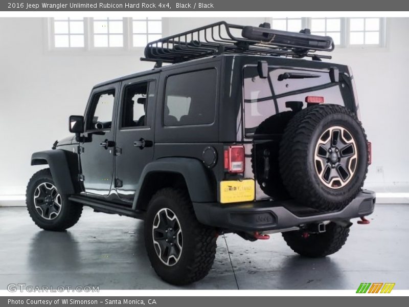 Black / Black 2016 Jeep Wrangler Unlimited Rubicon Hard Rock 4x4