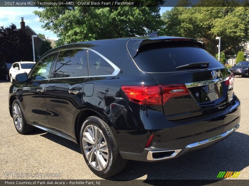 Crystal Black Pearl / Parchment 2017 Acura MDX Technology SH-AWD