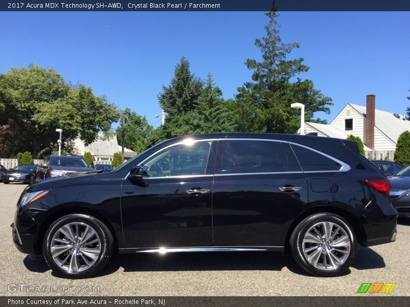 Crystal Black Pearl / Parchment 2017 Acura MDX Technology SH-AWD