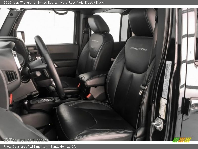 Black / Black 2016 Jeep Wrangler Unlimited Rubicon Hard Rock 4x4