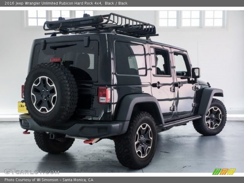 Black / Black 2016 Jeep Wrangler Unlimited Rubicon Hard Rock 4x4