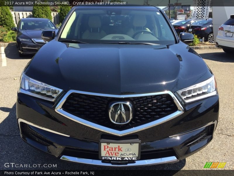 Crystal Black Pearl / Parchment 2017 Acura MDX Technology SH-AWD
