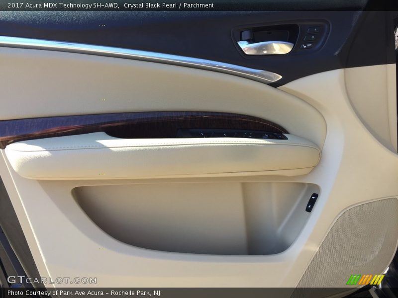 Crystal Black Pearl / Parchment 2017 Acura MDX Technology SH-AWD