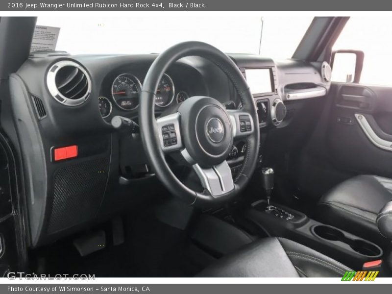 Black / Black 2016 Jeep Wrangler Unlimited Rubicon Hard Rock 4x4