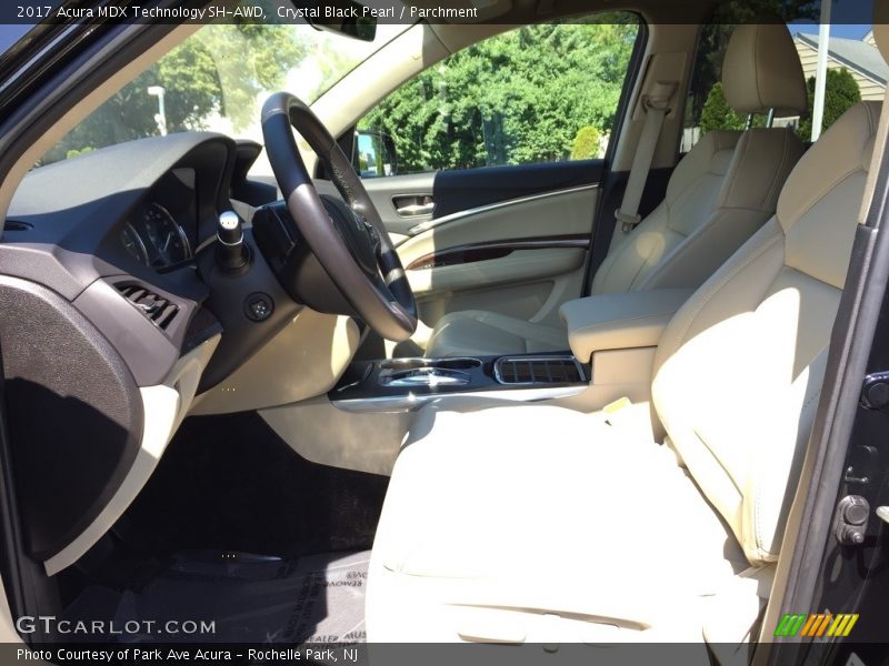 Crystal Black Pearl / Parchment 2017 Acura MDX Technology SH-AWD