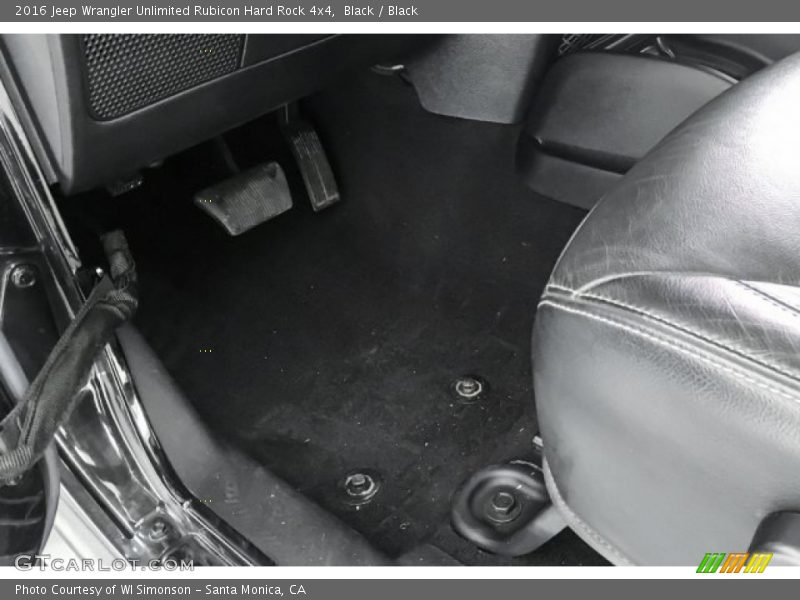 Black / Black 2016 Jeep Wrangler Unlimited Rubicon Hard Rock 4x4