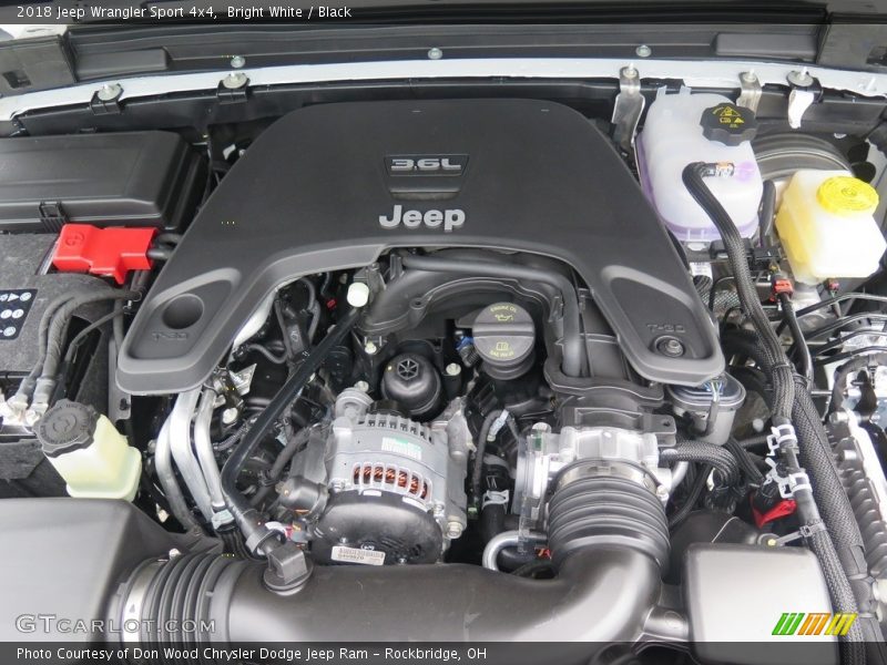 2018 Wrangler Sport 4x4 Engine - 3.6 Liter DOHC 24-Valve VVT V6