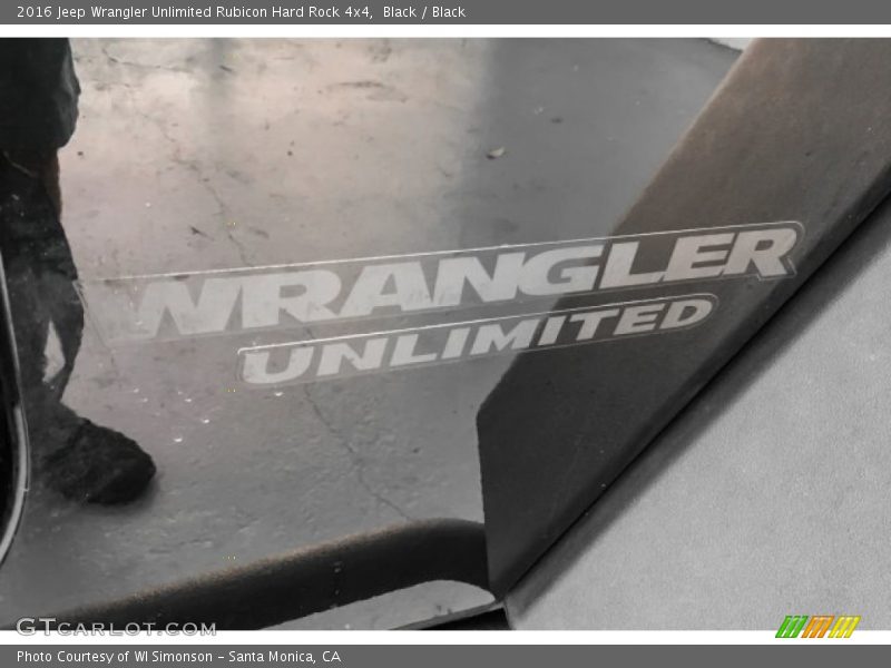 Black / Black 2016 Jeep Wrangler Unlimited Rubicon Hard Rock 4x4