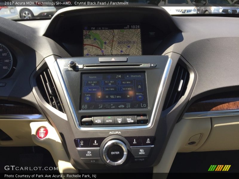 Crystal Black Pearl / Parchment 2017 Acura MDX Technology SH-AWD