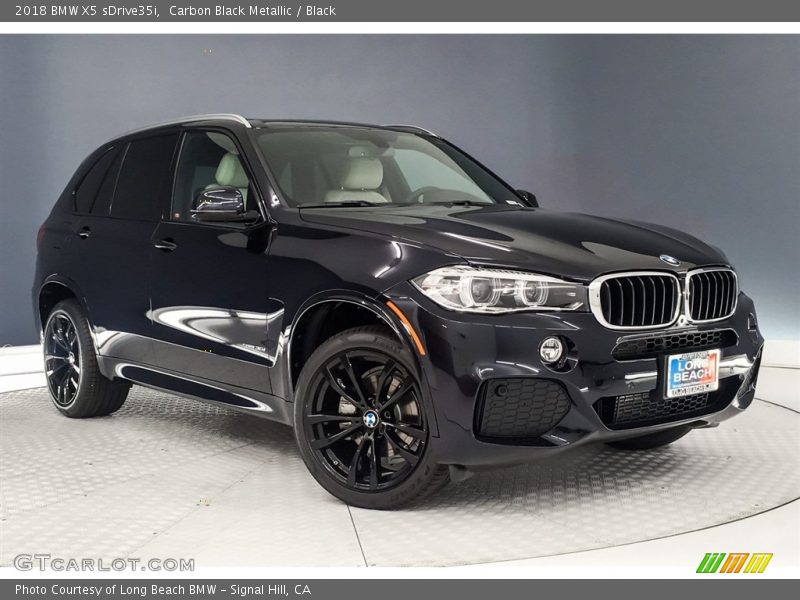 Carbon Black Metallic / Black 2018 BMW X5 sDrive35i